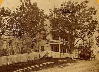 THE BOSTWICK HOUSE - photo c. 1868 [Click to Enlarge]