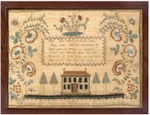Picture of embroidered sampler