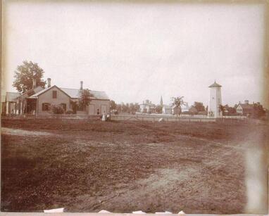 JERICHO CORNERS FROM PUMP ROAD - c. 1890 [Click to Enlarge]